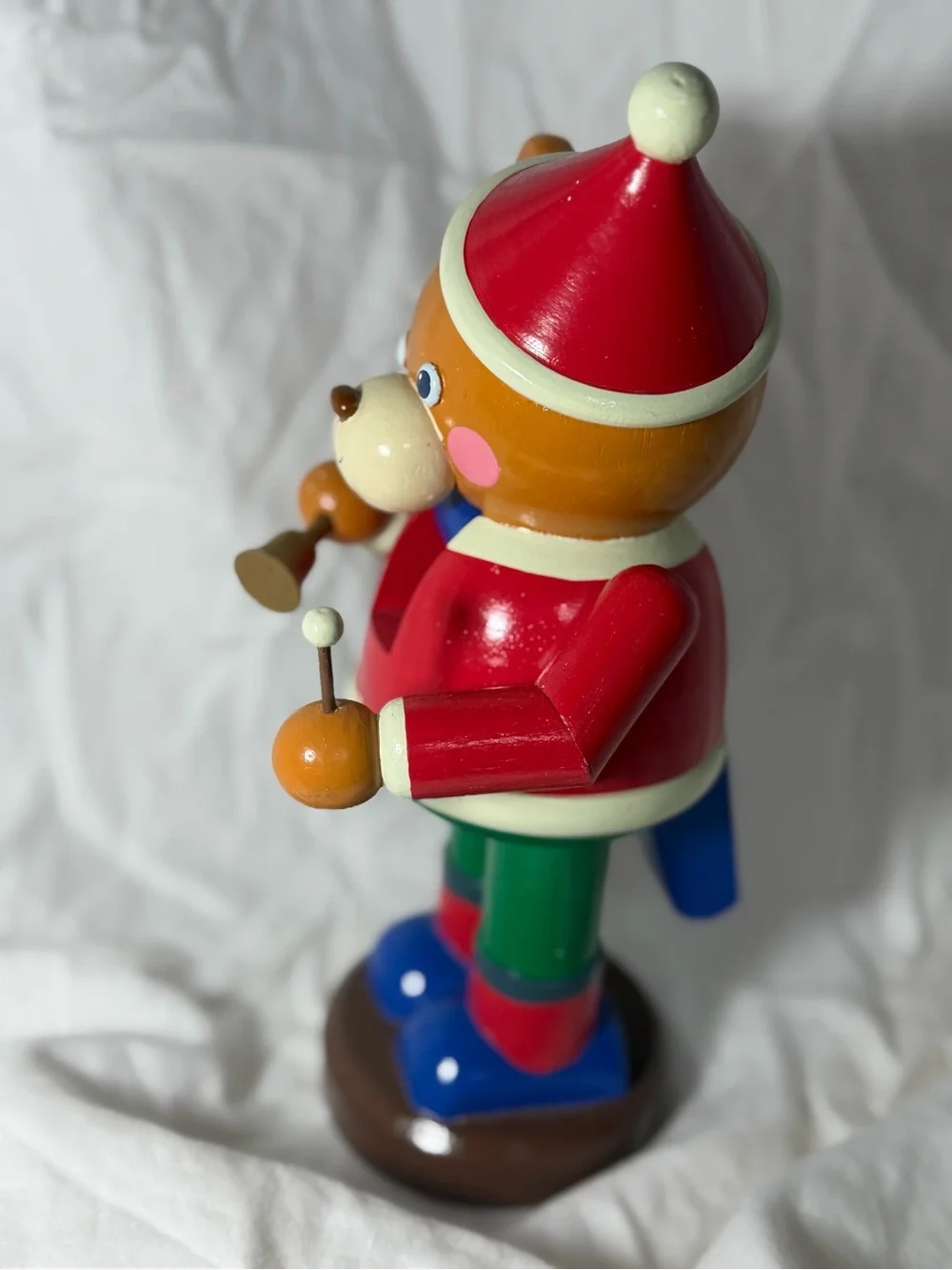 Vintage 1993 Matrix Industries Christmas Traditions Wooden Bear Nutcracker P6